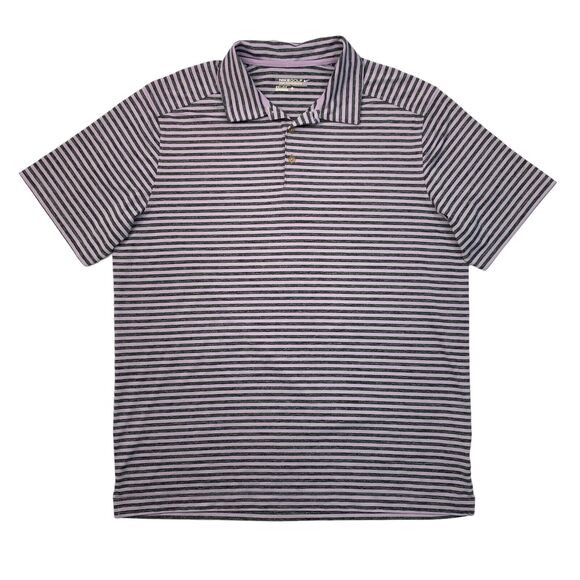 Nike Polo Shirt Mens XL Extra Large Grey Lavender Golf Tour Performance Dri Fit - Picture 1 of 10
